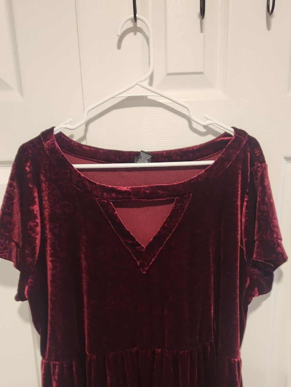 Torrid/Disney Mickey Velvet Paisley Dress - Picture 3 of 5